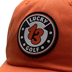 Orange Relaxed Fit Golf Hat