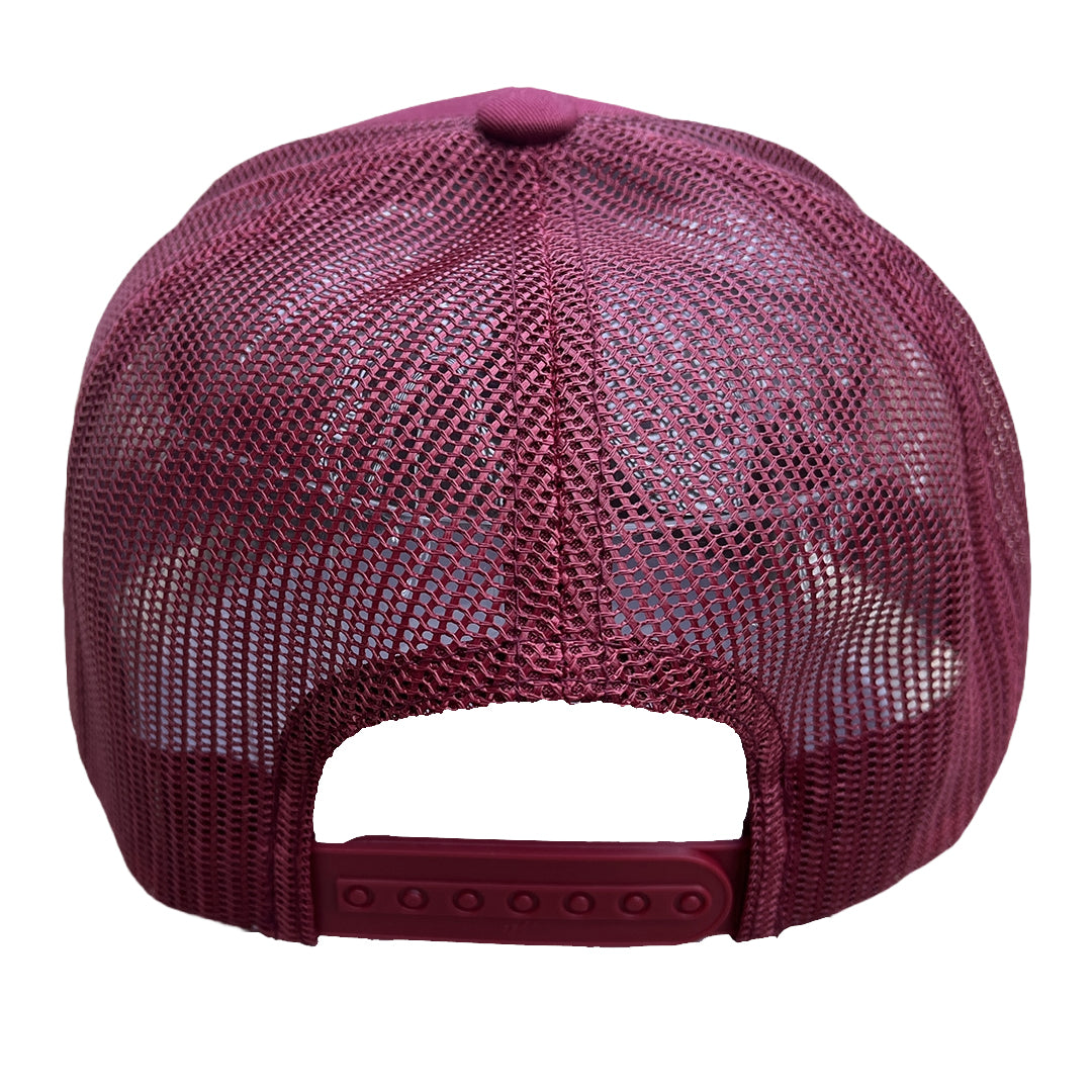 Maroon Lucky 13 Golf Hat