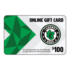 Lucky 13 Golf Gift Card